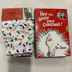 Bundle - men boxers - Grinch Christmas boxers - white and green #ChristmasVibes